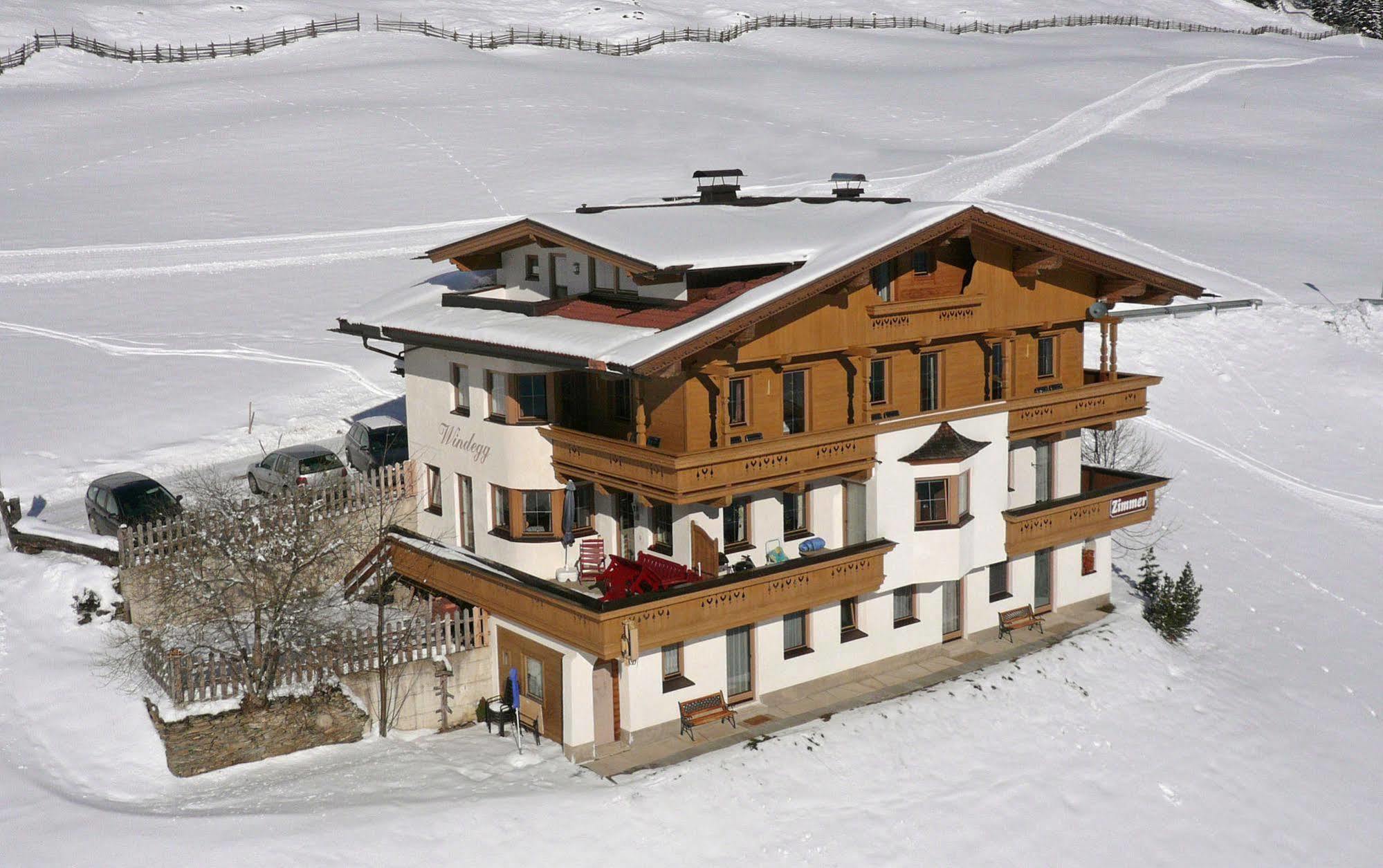 Hotel Haus Windegg Tux Esterno foto